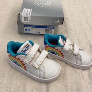 Toddler adidas advantage cf I size 6